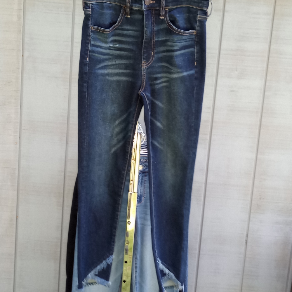 American Eagle Outfitters Dark Blue Ankle Jeans
